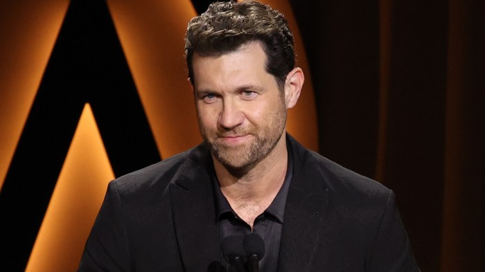 Billy Eichner giving a speech