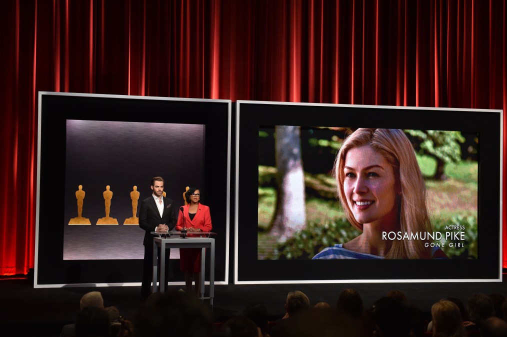 'Gone Girl' at the 87th Academy Awards Nominations Announcement at the AMPAS Samuel Goldwyn Theater on January 15, 2015 in Beverly Hills, California  