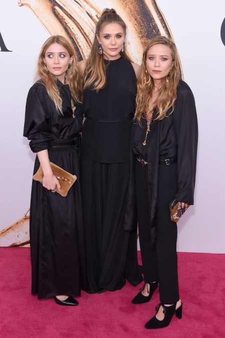 06: Elizabeth Olsen (center) and Mary-Kate and Ashley 