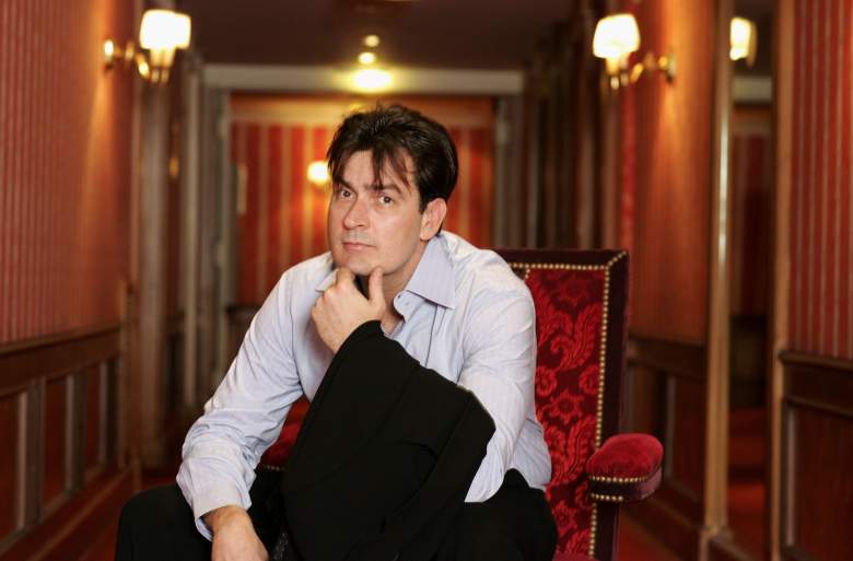 Actor Charlie Sheen poses for a portrait session