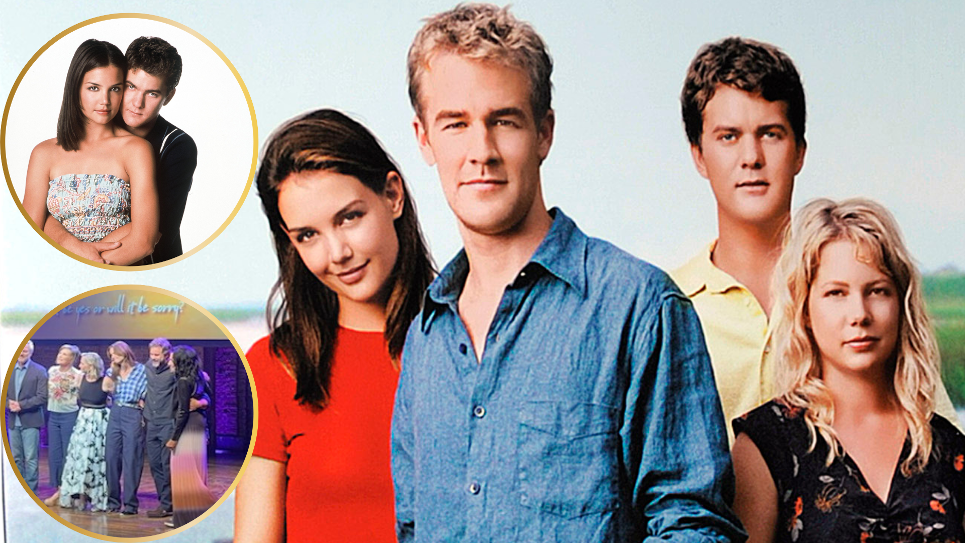 Joshua Jackson & Katie Holmes Hold Hands