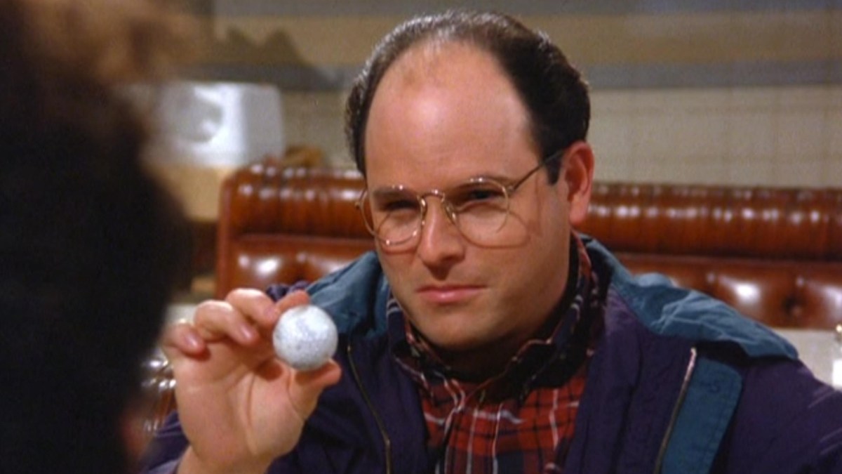 Jason Alexander as George Costanza on Seinfeld.
