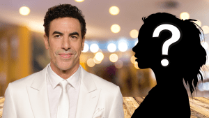 Sacha Baron Cohen and Hannah Palmer