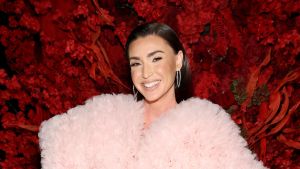Bronwyn Newport attends the Christian Siriano Fall/Winter 2025 runway show at Chelsea Industrial on February 06, 2025 in New York City