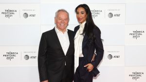 Wolfgang Puck and Gelila Assefa Puck.