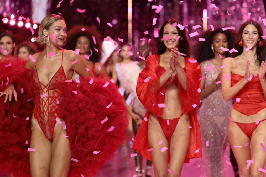 Gigi Hadid, Bella Hadid and Vittoria Ceretti