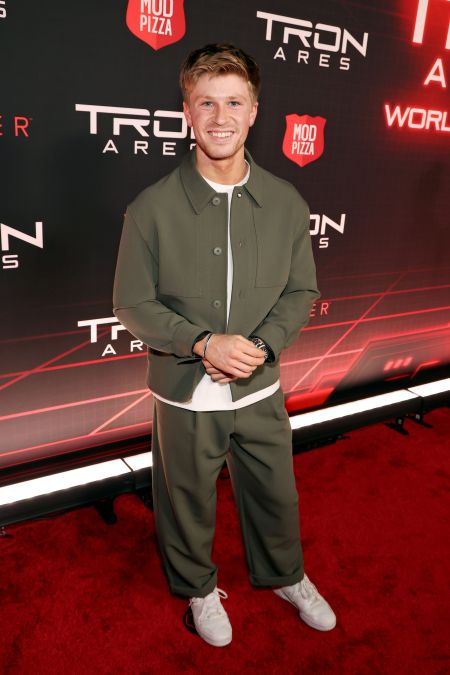 : Robert Irwin attends the World Premiere of Disney's Tron: Ares