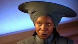 Whoopi Goldberg on Star Trek as Guinan
