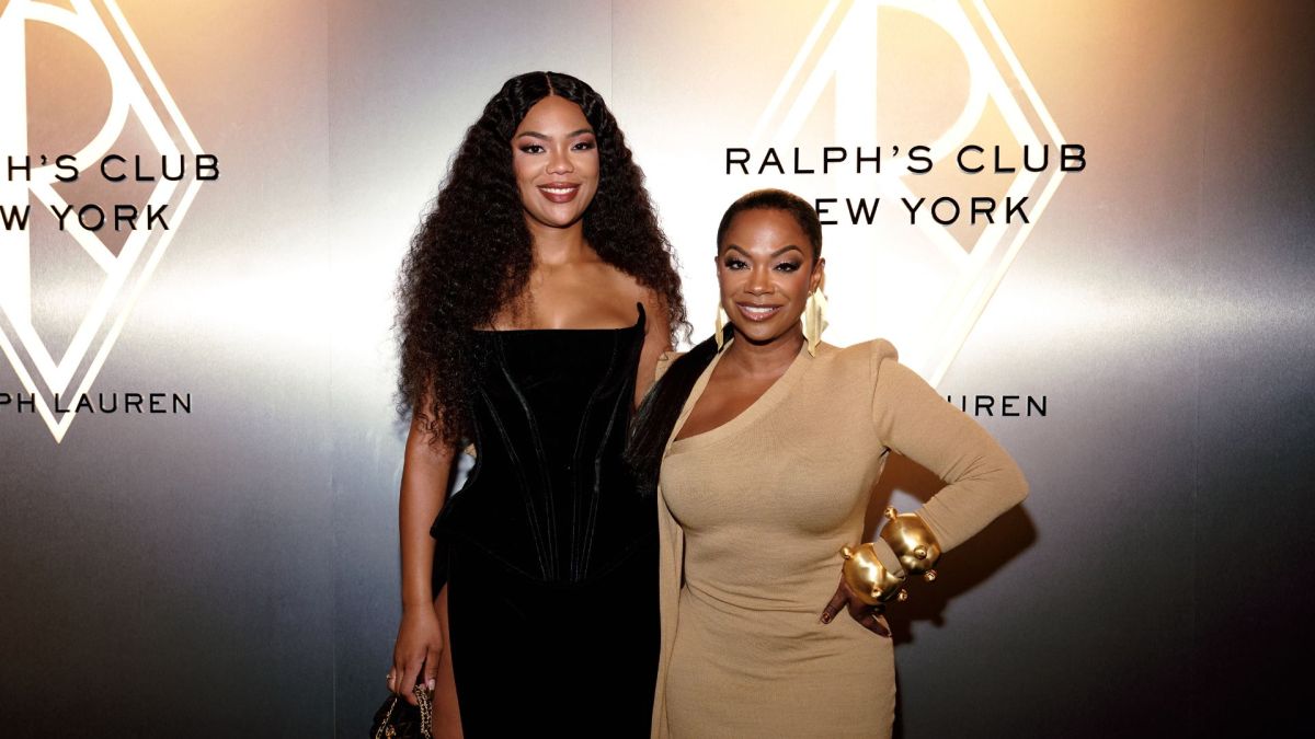 Riley Burruss and Kandi Burruss attend Ralph Lauren Fragrances Ralph's Club New York Celebration at Hall des Lumiéres on September 13, 2025 in New York City