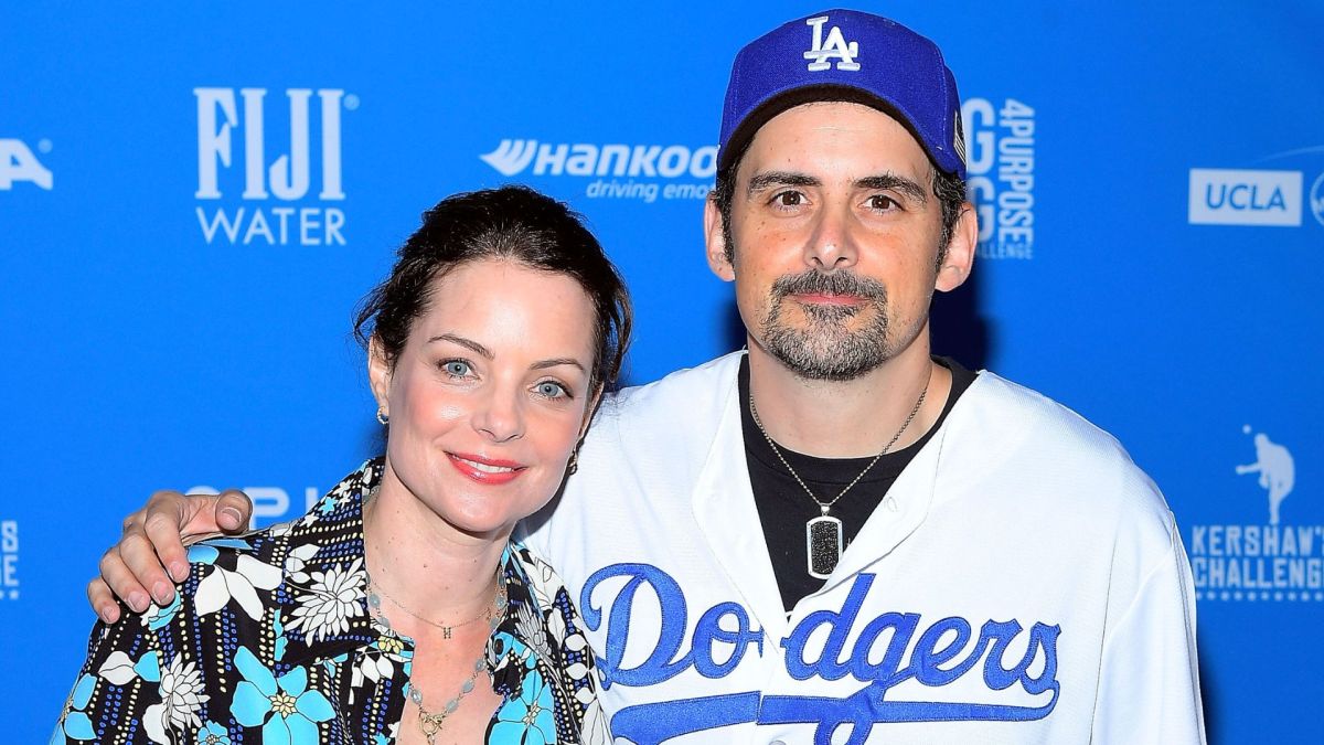 Kimberly Williams-Paisley and Brad Paisley attend FIJI Water, Official Water of Clayton Kershaw's 7th Annual Ping Pong 4 Purpose Fundraiser at Dodger Stadium on August 8, 2019