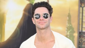Sasha Farber wearing sunglasses at an event