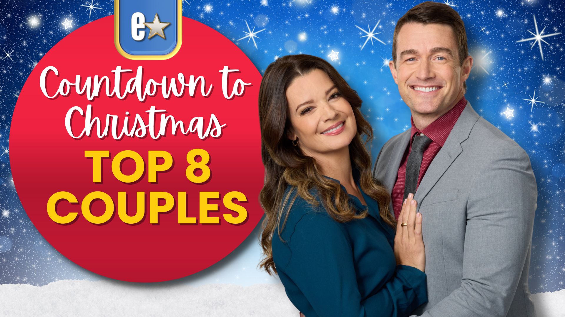 Hallmark Channel Top 8 Countdown to Christmas Couples of 2025
