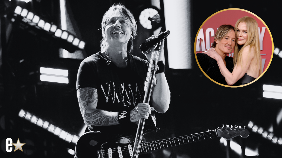 Keith Urban Holds Onto Nicole Kidman & Daughters in Emotional Concert Photo