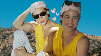3 Adorable Portraits of Brad Pitt at Age 25
