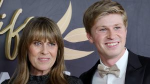 Steve Irwin and Mom Terri Irwin