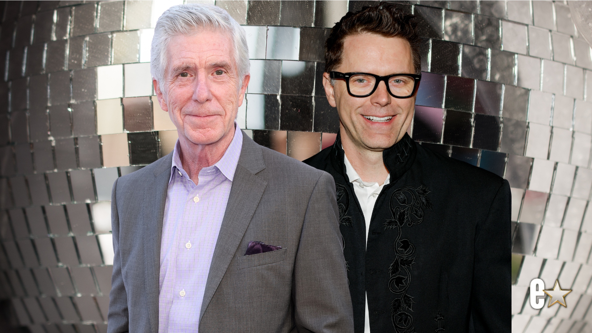 Bobby Bones and Tom Bergeron pose for photos