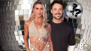 Dylan Efron and Daniella Karagach smiling