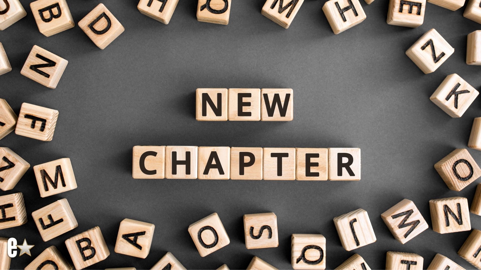 Blocks that read New Chapter