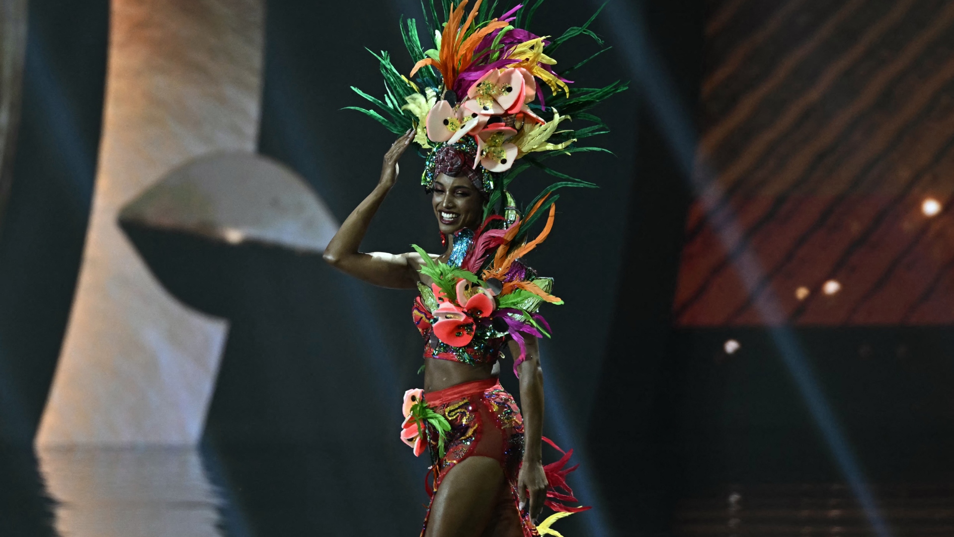 Gabrielle Henry in her national costume