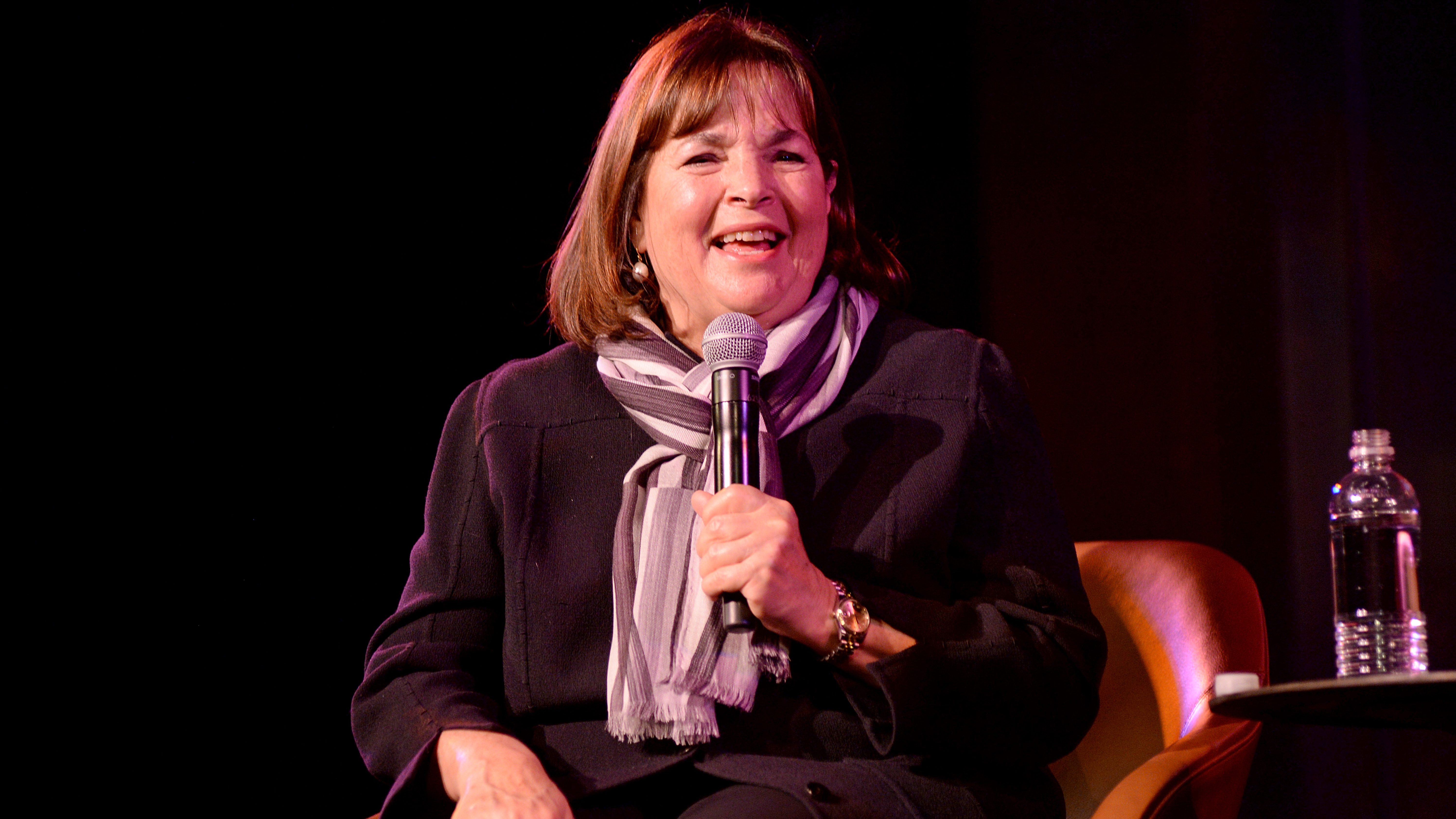 Ina Garten speaks onstage during a talk with Helen Rosner at the 2019 New Yorker Festival