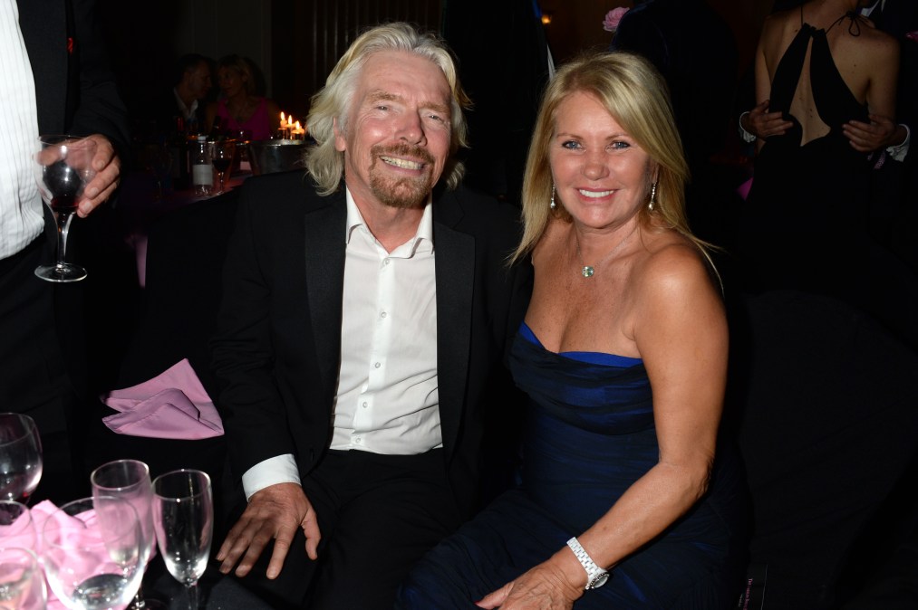 Joan Branson and Sir Richard Branson