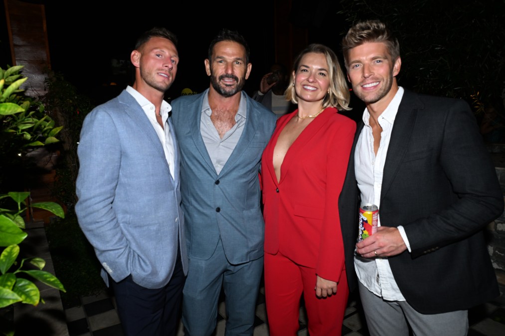 Fraser Olender, Captain Jason Chambers, Daisy Kelliher and Kyle Cooke