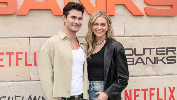 Chase Stokes and Kelsea Ballerini attend Netflix's POGUELANDIA