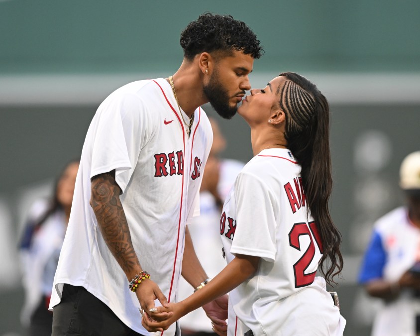 Bryan Arenales and Amaya Espinal