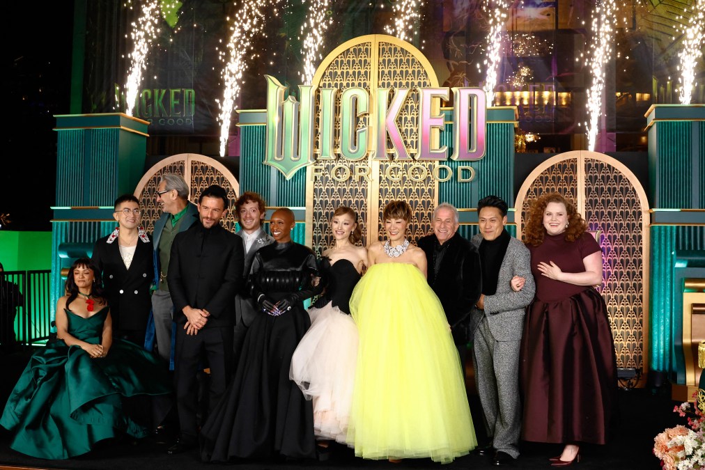 Cynthia Erivo, Ariana Grande, and the "Wicked: For Good" cast