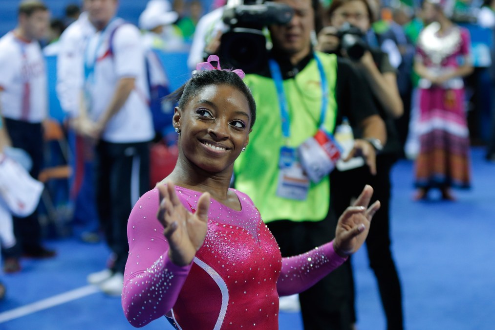 Simone Biles young