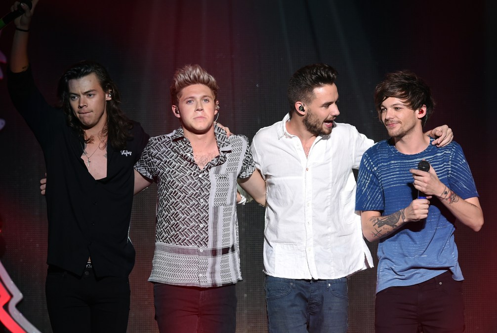 Recording artists Harry Styles, Niall Horan, Liam Payne and Louis Tomlinson