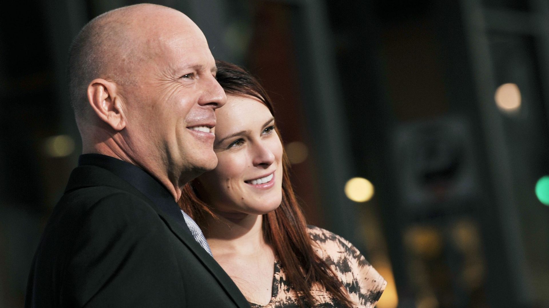 Bruce Willis and Rumer Willis