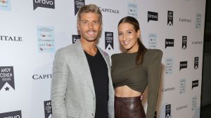 Kyle Cooke and Amanda Batula attend the launch party for the book "Not All Diamonds and Rosé: The Inside Story of The Real Housewives from the People Who Lived It" at Capitale on October 19, 2021 in New York City