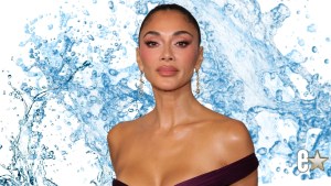 Nicole Scherzinger poses for a photo