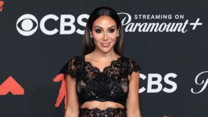 Melissa Gorga attends the 2025 MTV Video Music Awards at UBS Arena on September 07, 2025 in Elmont, New York
