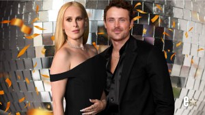 Rumer Willis and Dylan Efron pose