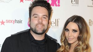 Musician Mike Shay and TV personality Scheana Marie attend OK Magazine's So Sexy L.A. Event at LURE on May 21, 2014 in Los Angeles, California