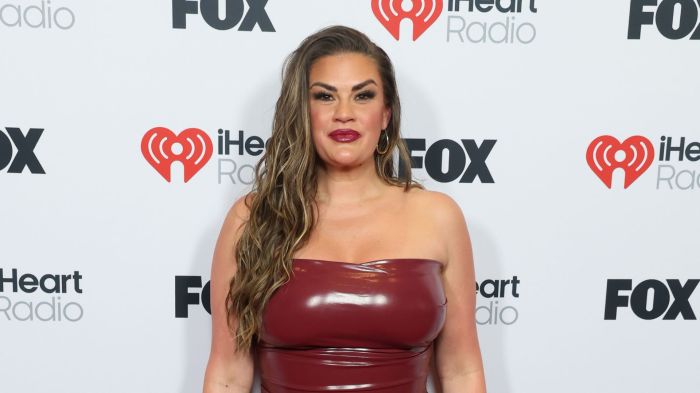 Brittany Cartwright attends the 2025 iHeartRadio Music Awards at Dolby Theatre in Los Angeles, California on March 17, 2025. Broadcasted live on FOX.