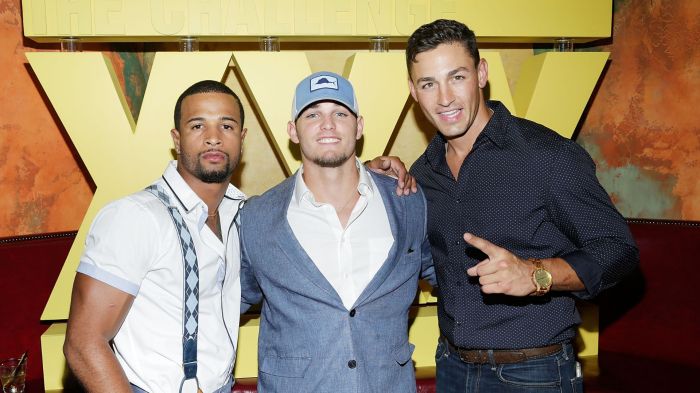 MTV The Challenge Nelson Thomas, Hunter Barfield, and Tony Raines