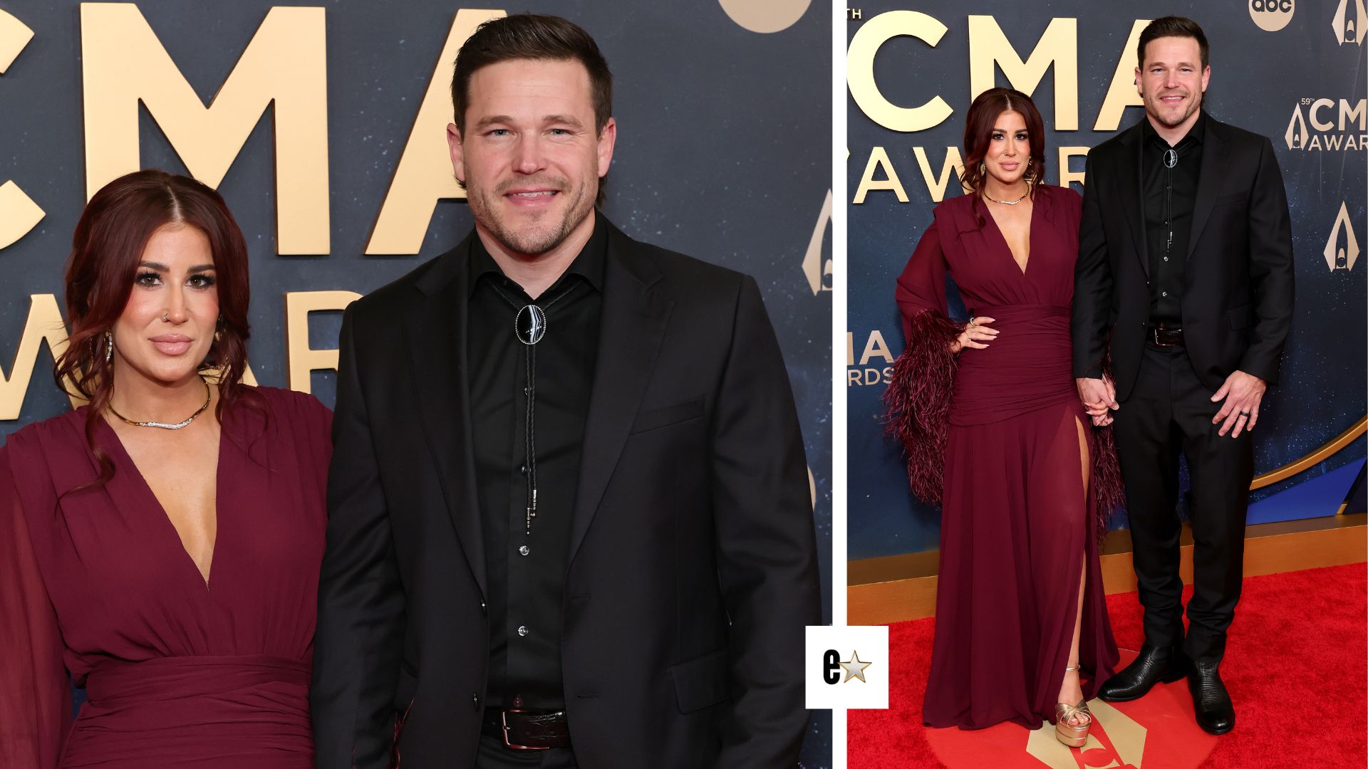 Chelsea DeBoer Dazzles on CMA Red Carpet With Husband Cole ...