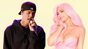Justin Bieber Sings With Kendall & Kylie Jenner