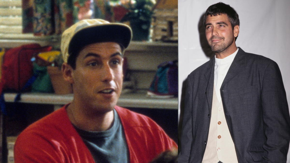 George Clooney and Adam sandler