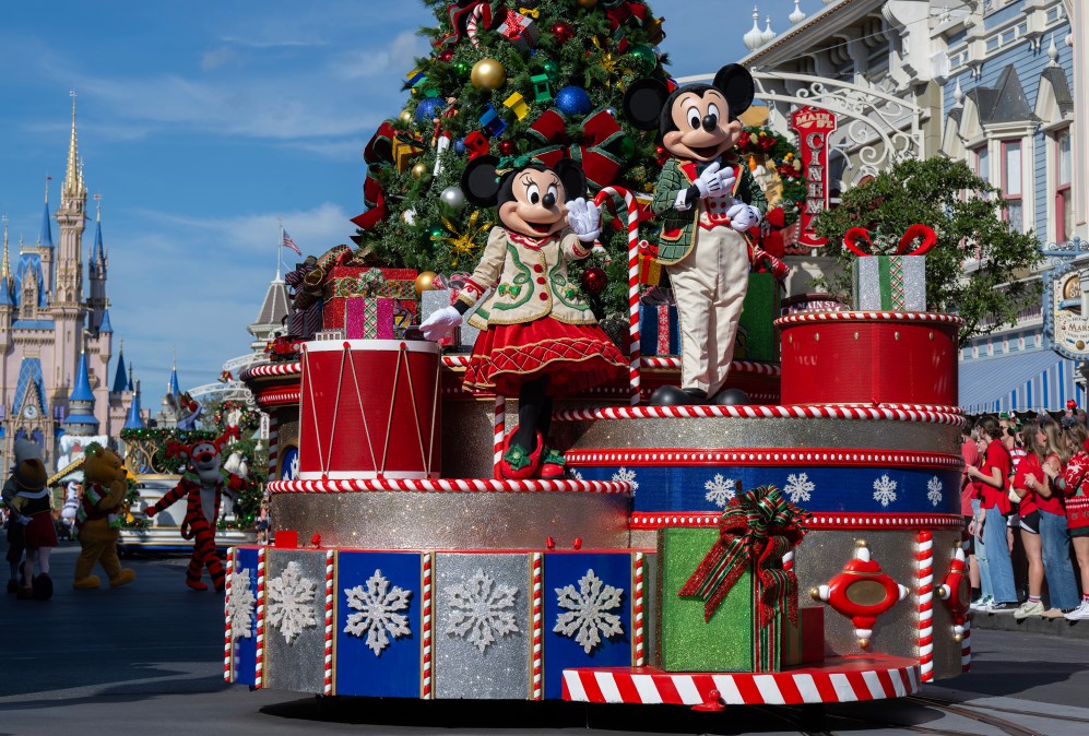 Minnie Mouse and Mickey Mouse