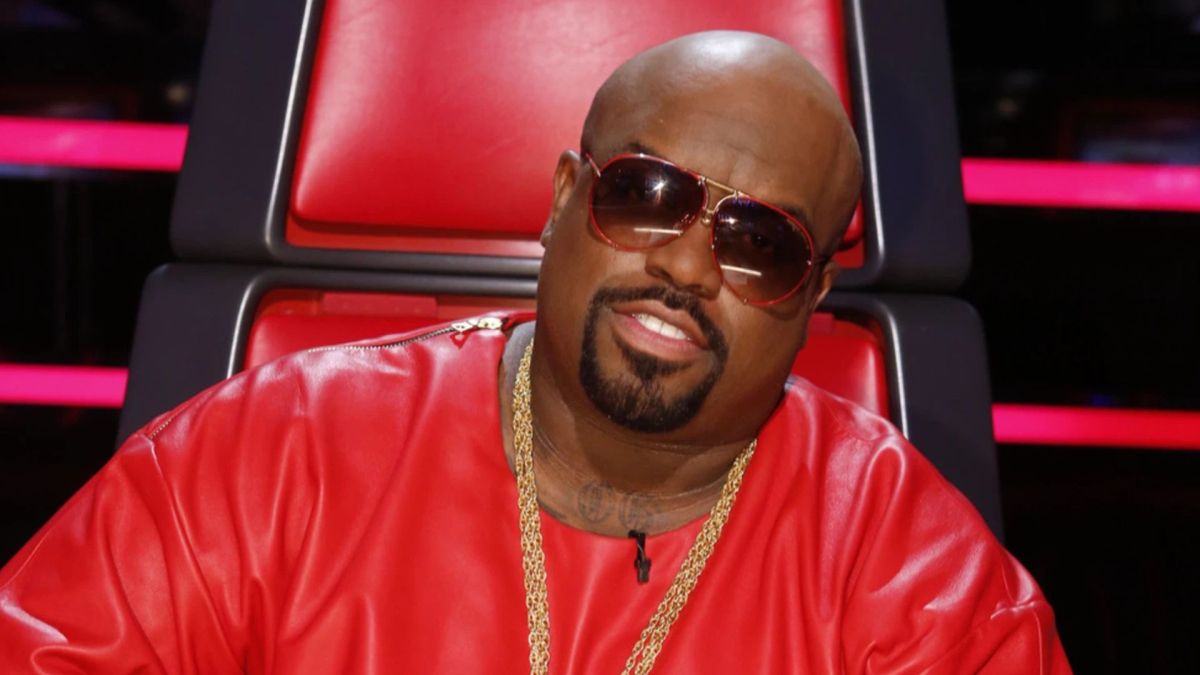 CeeLo Green on the set of "The Voice"