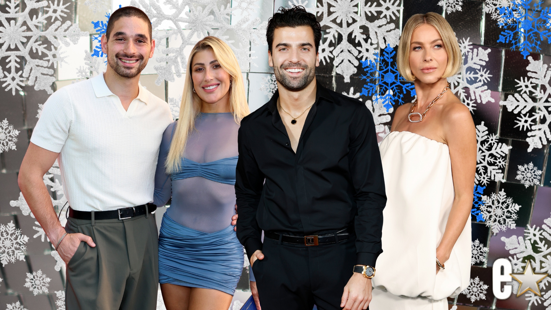 Alan Bersten, Emma Slater, Jan Ravnik and Julianne Hough