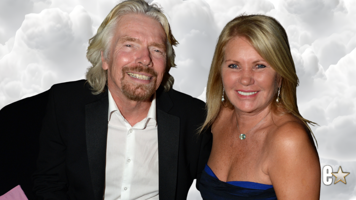 Richard Branson and wife Joan, smiling