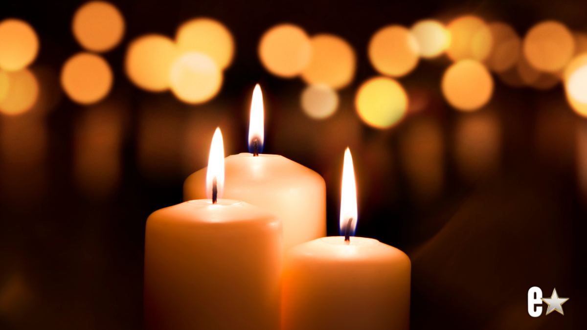 Candles burning