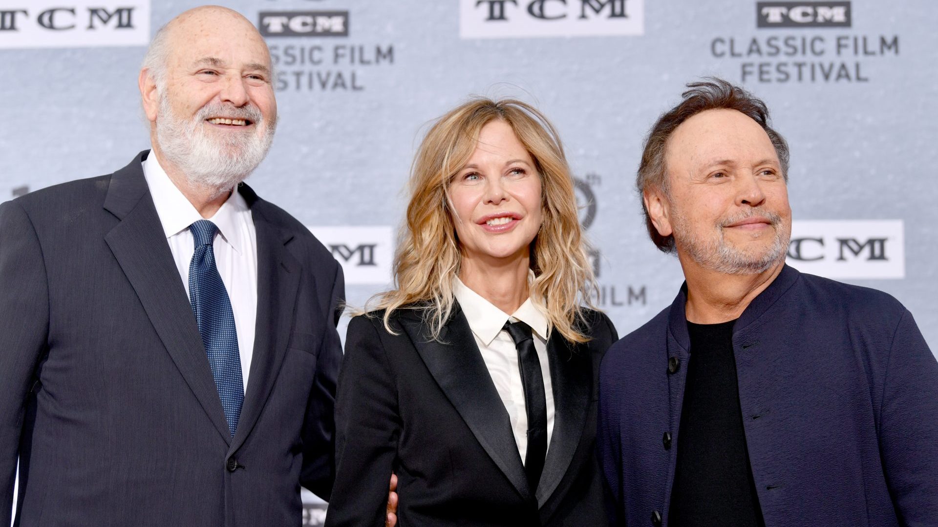 Rob Reiner, Meg Ryan, and Billy Crystal attend The 30th Anniversary Screening of "When Harry Met Sally…"