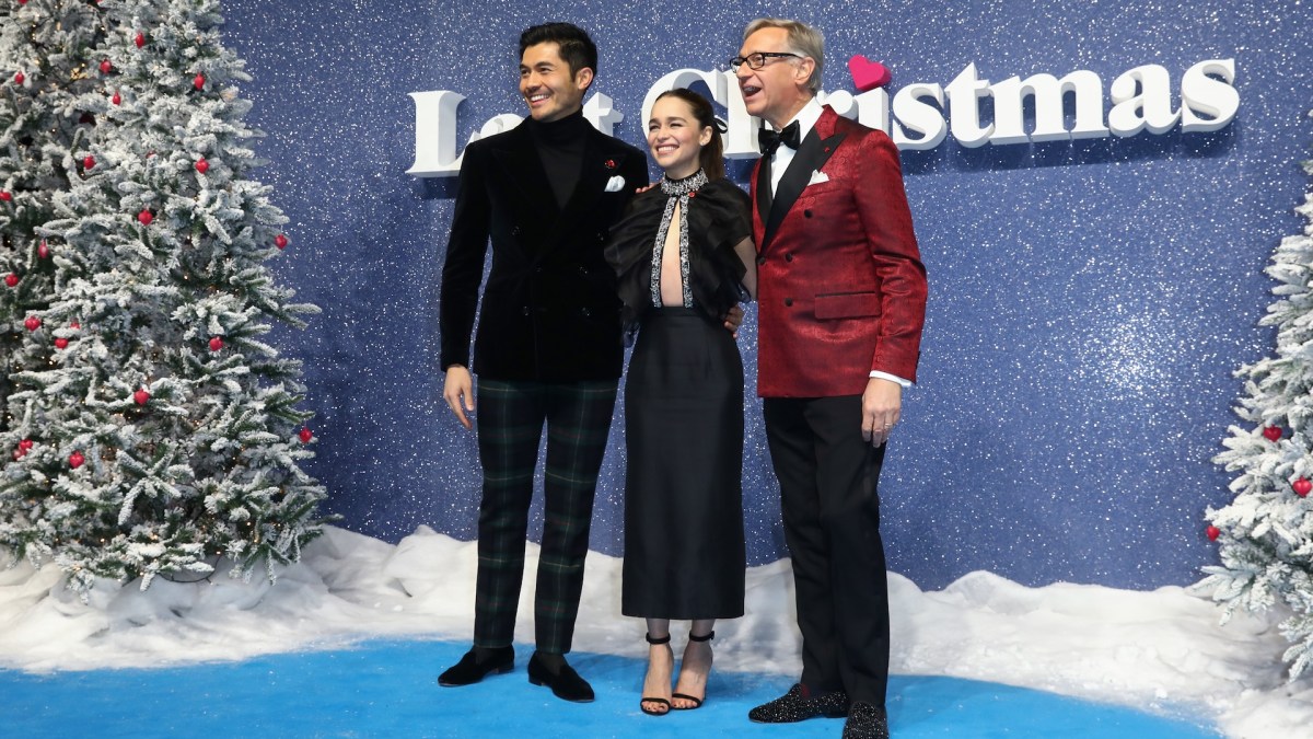 Henry Golding, Emilia Clarke and Paul Feig