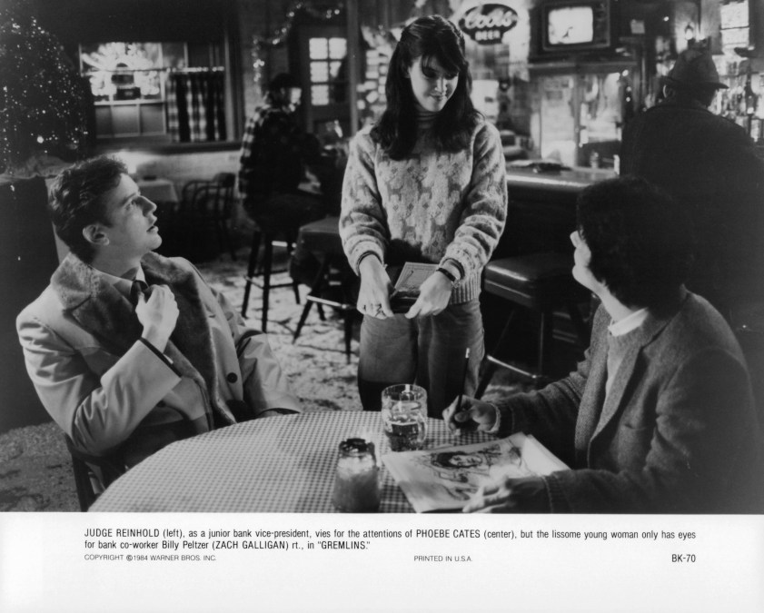 Judge Reinhold, Phoebe Cates, and Zach Galligan.